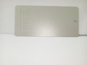 Flash metálico de plata de la resina del poliéster de la textura de la arena de la capa del polvo de Hsinda