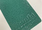 Pintura de epoxy revestida Thermoset del poliéster del polvo de metal de la textura verde del martillo
