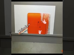 Revestimiento en polvo electrostático de color naranja de poliéster epoxi para bastidores