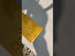 Revestimiento de potencia de color oro cromo