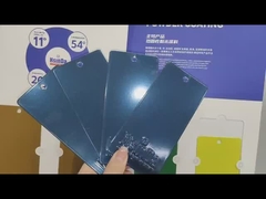 Elegante y duradera capa de polvo metálico azul para piezas de automóviles con propiedades resistentes a los rayos UV