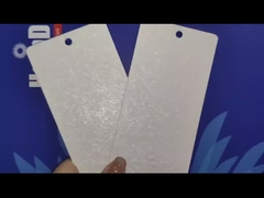 Texturas de cocodrilo Revestimiento en polvo blanco para decoración interior