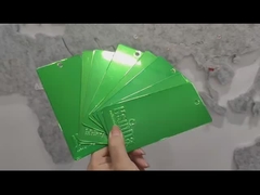 Cobertura en polvo verde de alta luminosidad para decoración