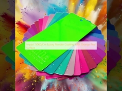 Impacto 50 kg/cm Revestimiento en polvo epoxi con superficie de cáscara de naranja