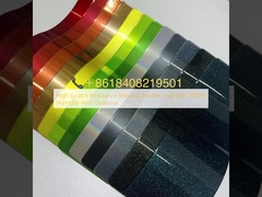 Alta resistencia a los arañazos con capa de polvo texturizado con humedad de 1000 horas con capa de calificación