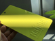 Polvo de epoxy del poliéster RAL1026 que cubre amarillo de neón fluorescente