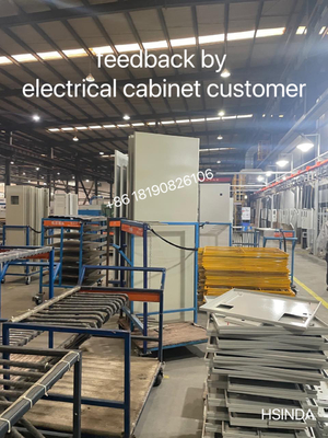 Pintura rocía la capa fina del polvo de la textura RAL7035 de RAL 7032 para el gabinete eléctrico de Schneider Siemens