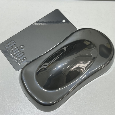 Colocación en polvo de espejo de cromo de fácil limpieza Pigmento de resina de poliéster epoxi para acabado de metal Ruedas y marcos de motocicletas Barniz