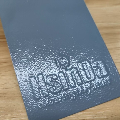 Revestimiento en polvo gris de arrugas profundas duradero para piezas de motores de automóviles y cubiertas de máquinas herramienta