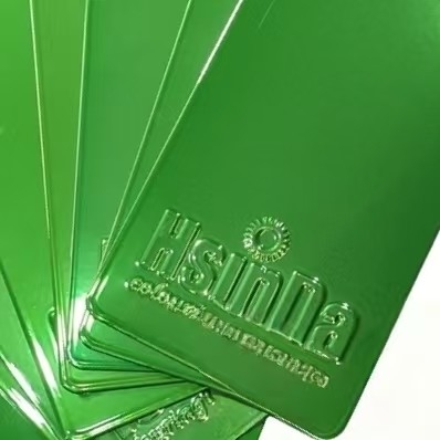 Cobertura en polvo verde de alta luminosidad para decoración