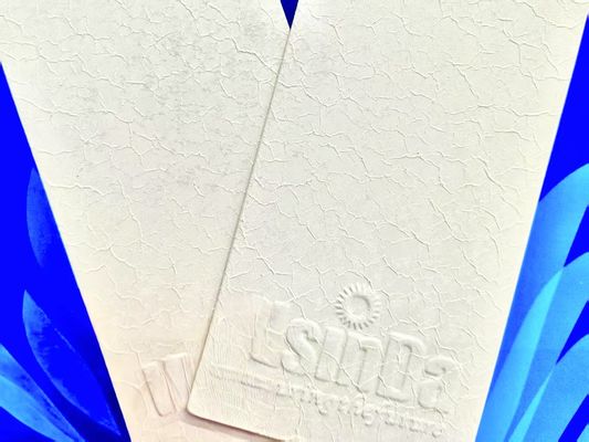 Revestimiento en polvo de textura de piel de cocodrilo blanco para decoración interior y revestimiento en polvo texturizado