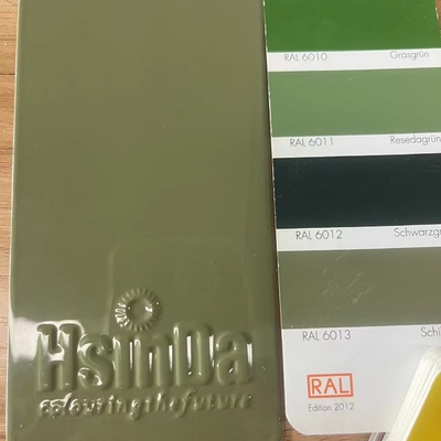 Alta brillo Ral 6013 Polvo de revestimiento anticorrosión de pintura epoxi poliéster para muebles