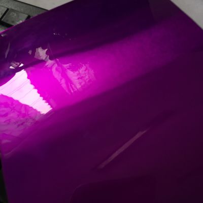Revestimiento en polvo electrostático de efecto cromo púrpura dulce con resistencia al impacto de 50 kg/cm para superficies metálicas