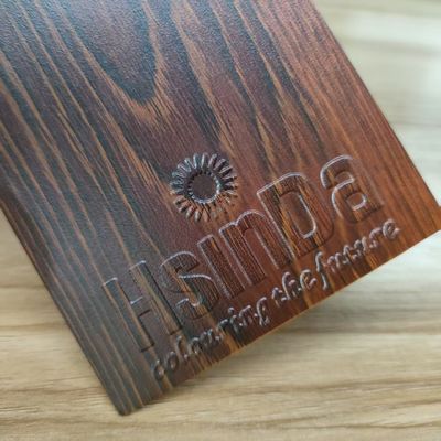 Impresión de transferencia ecológica con recubrimiento en polvo de grano de madera de espesor de 30 a 70 mm para muebles y puertas