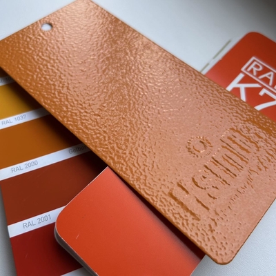 Recubrimiento en polvo con textura arrugada de piel de naranja RAL 2000 para herramientas de ferretería