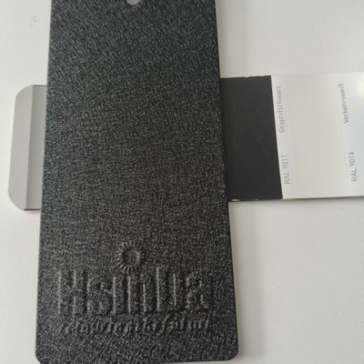 Cuero resistente a la intemperie acabado negro Polvo de revestimiento electrostático de poliéster para revestimiento en polvo exterior