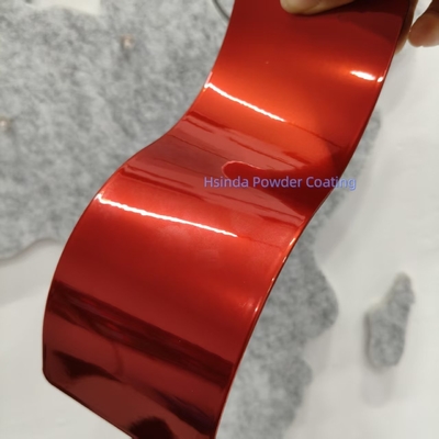 Pintura de recubrimiento en polvo de poliéster rojo para recubrimiento de metal
