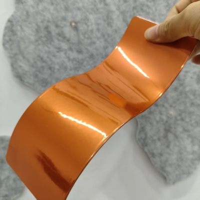 Pintura en polvo metálica de poliéster cromado naranja color caramelo de doble capa
