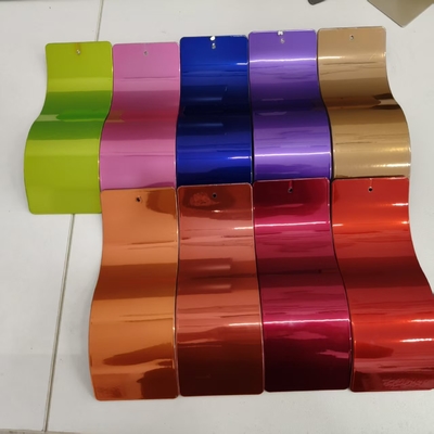 Pintura de recubrimiento en polvo cromado 50 kg para metal con acabado de alto brillo