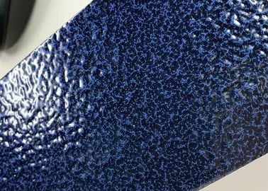Polvo al aire libre termoendurecible de la textura azul del martillo que cubre efecto metálico